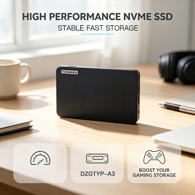 TOSHARA A3 Portable SSD  4TB 2 - đánh giá và giá Ssd 500Gb