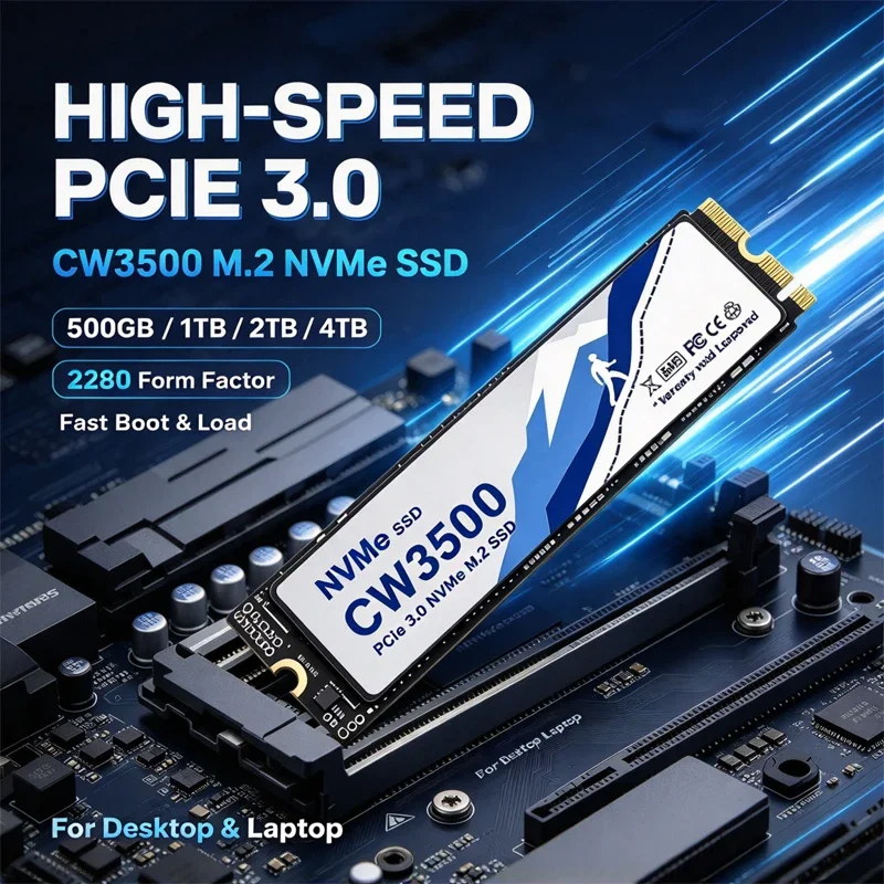M.2 2280 NVMe SSD CW3500 PCIe  - đánh giá và giá Ssd 500Gb