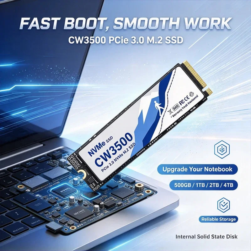 M.2 2280 NVMe SSD CW3500 PCIe  - đánh giá và giá Ssd 500Gb