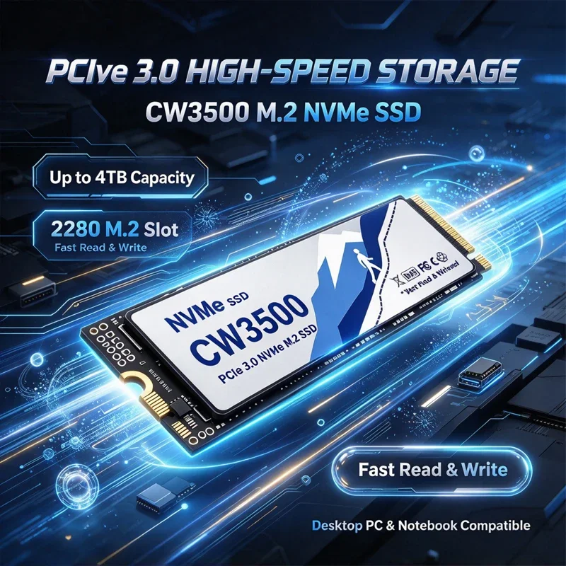 M.2 2280 NVMe SSD CW3500 PCIe  - đánh giá và giá Ssd 500Gb