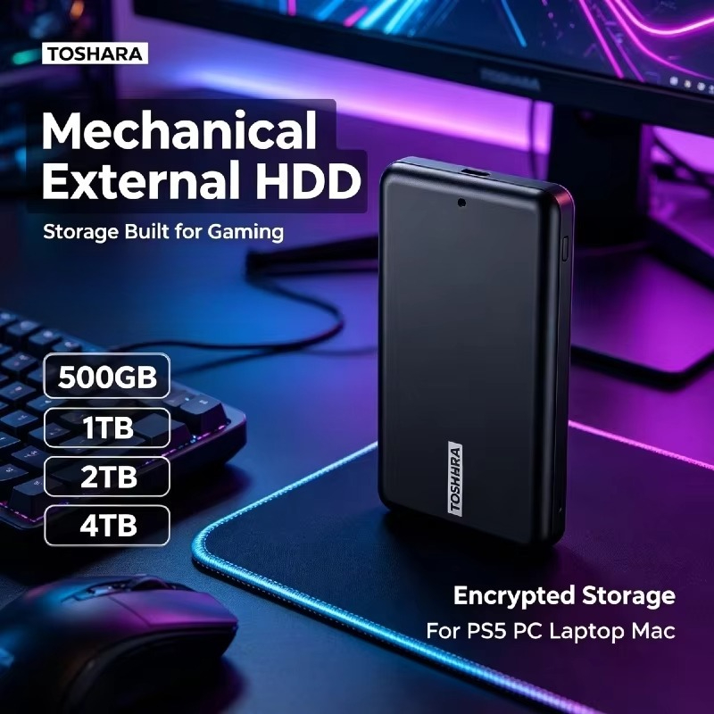 TOSHARA A5 Portable SSD 4TB 2T - đánh giá và giá Ssd 500Gb