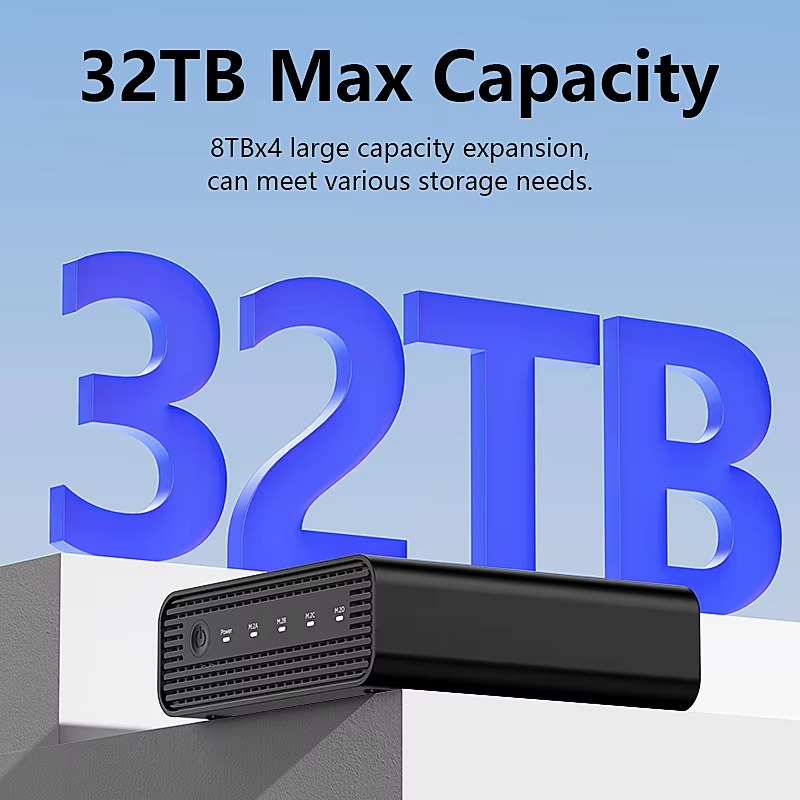 Aluminum M2 4-Bay USB4 Externa - đánh giá và giá Nvme Ssd