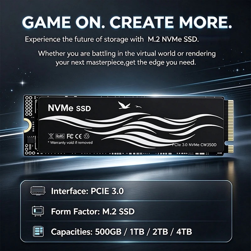 High Speed PCIe Gen3 NVMe M 2  - đánh giá và giá Ssd 500Gb