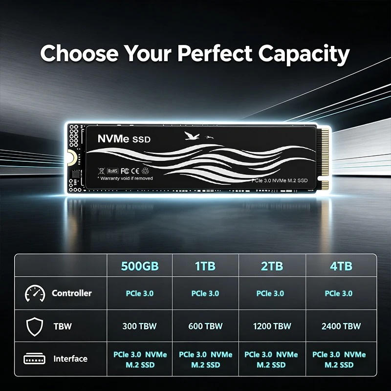 High Speed PCIe Gen3 NVMe M 2  - đánh giá và giá Ssd 500Gb