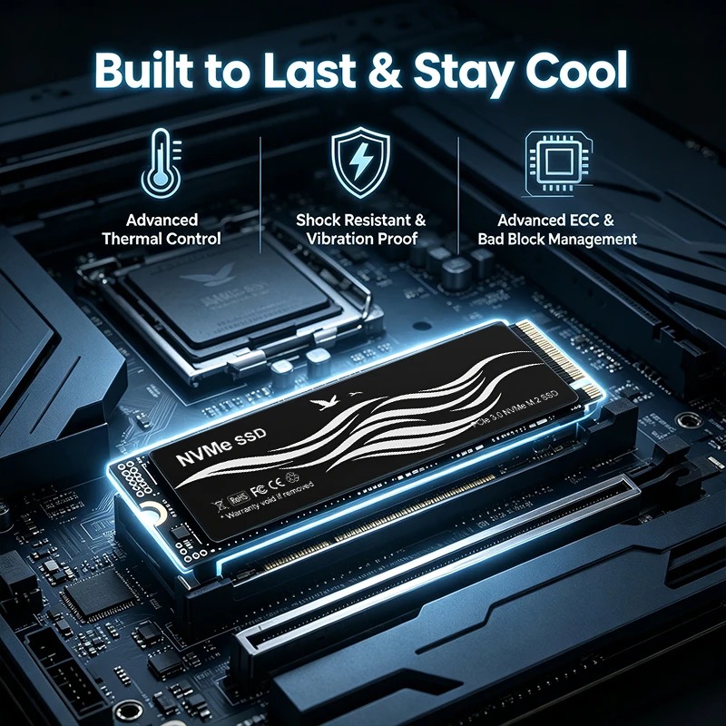 High Speed PCIe Gen3 NVMe M 2  - đánh giá và giá Ssd 500Gb