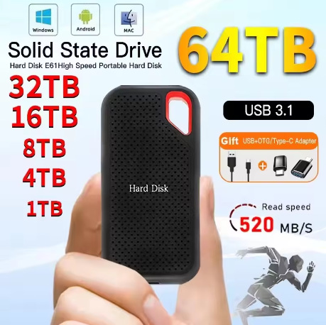 SSD PSSD E61 1TB 2TB 4TB 6TB 1 - đánh giá và giá Ssd 2Tb