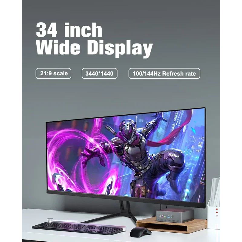 34 Inch Curved Monitor 144HZ 1 - đánh giá và giá Memory Card Ssd
